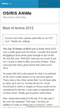 Mobile Screenshot of anime.osiristeam.net
